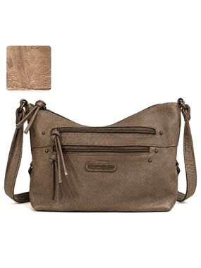 Stone & Co. Women's Taupe Shoulder Bag